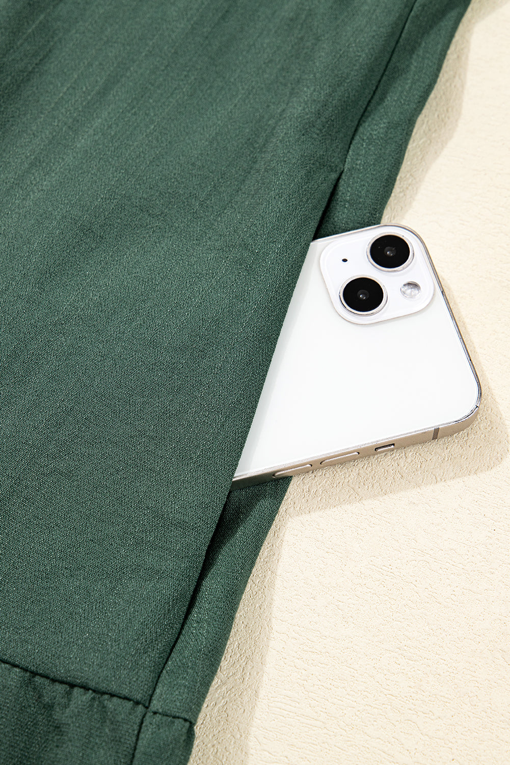 Canton Contrast Ricrac Trim Button V Neck Knotted Bracelet Sleeve Shift Dress