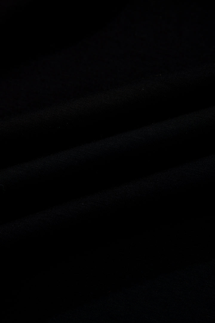 Burgundy Solid Color Ruched Detail Long Sleeve Midi Dress