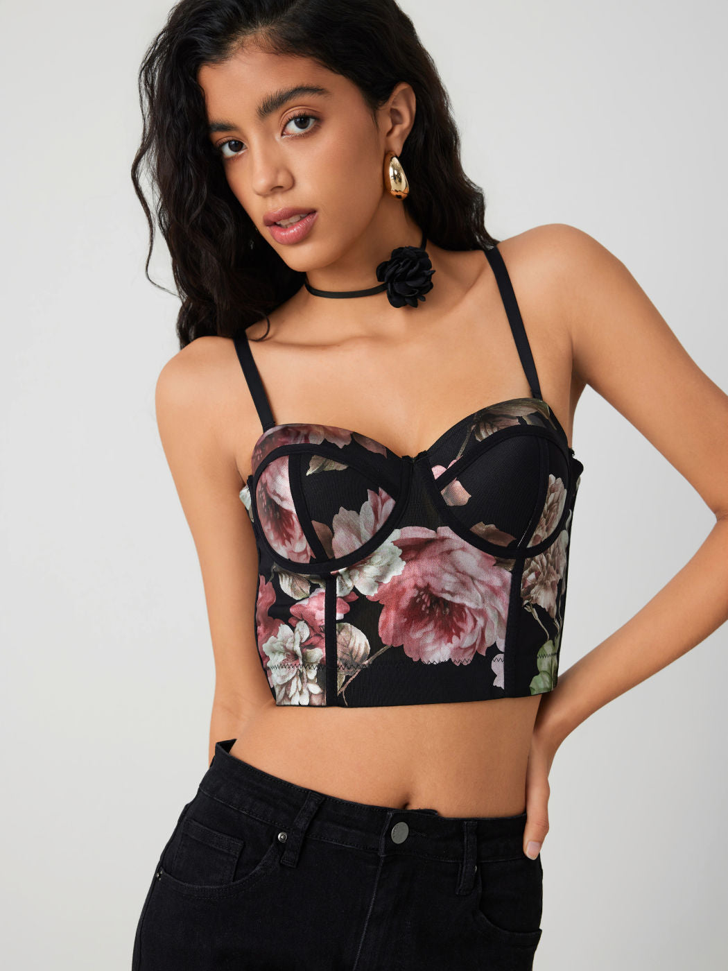 Floral Bustier Corset Top | Women
