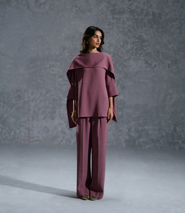 Rose Gold Modest Premium Co-Ord Set | Sophisticated &amp; Comfortable Style