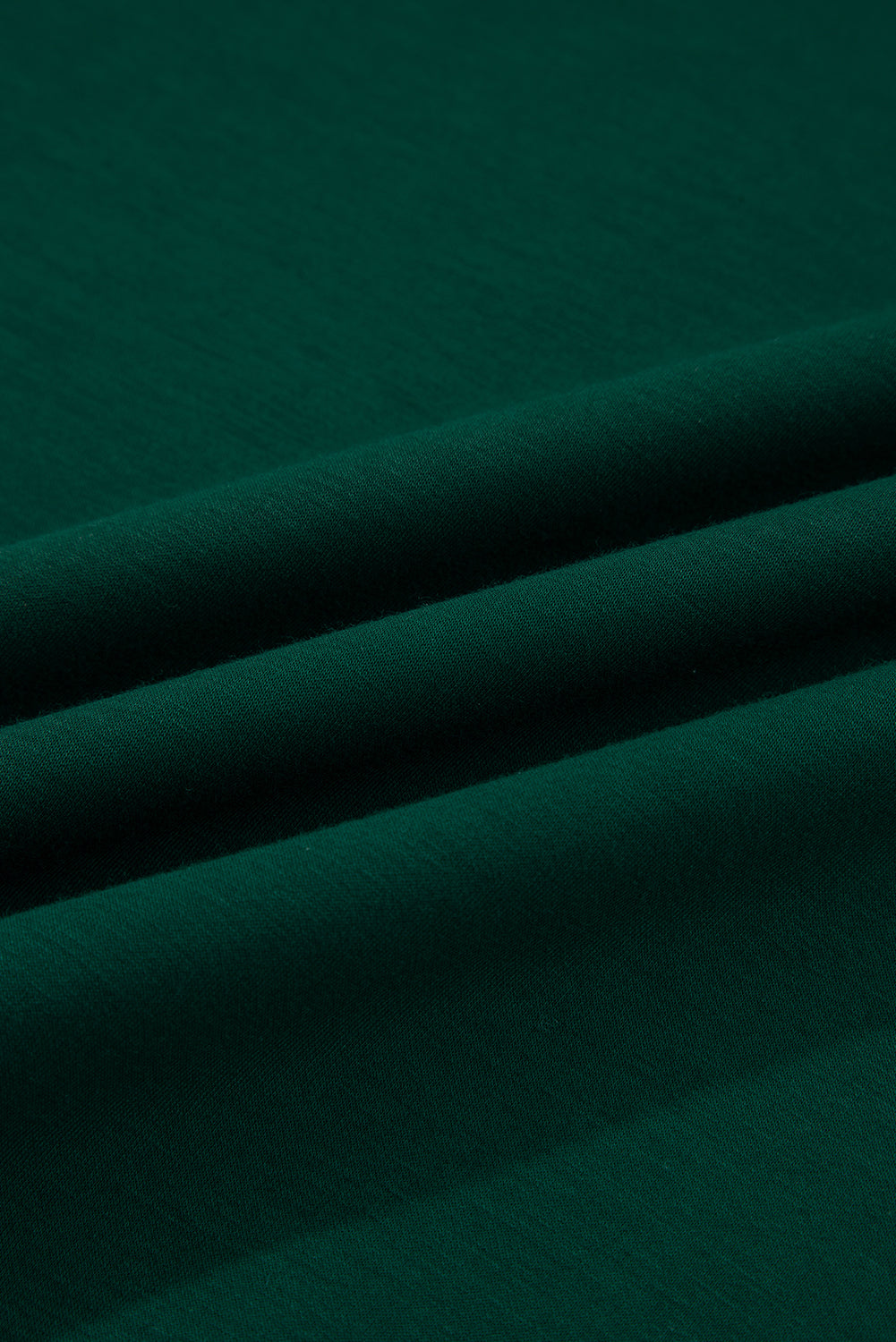 Burgundy Solid Color Ruched Detail Long Sleeve Midi Dress