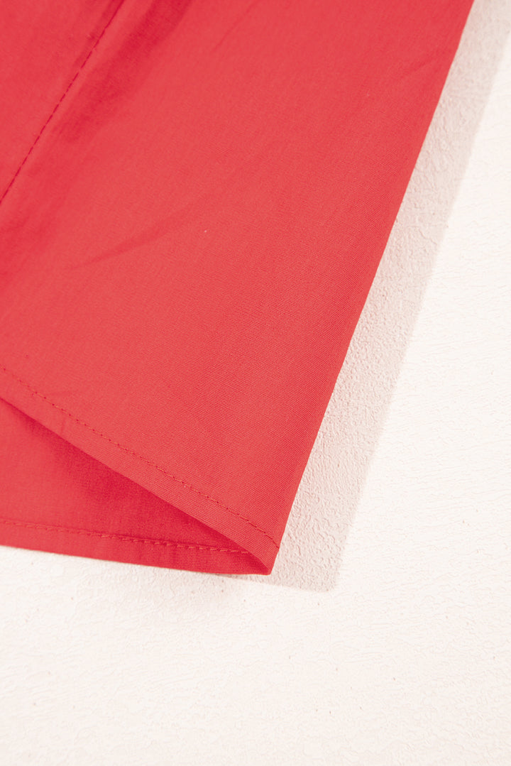 Pink V Neck Flutter Sleeve Smocked Bodice High Waist Ruffle Maxi Dress