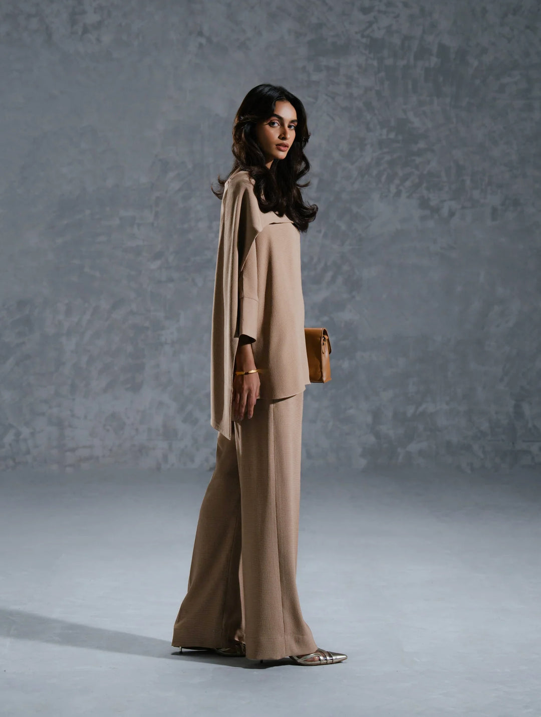 Beige Modest Premium Co-Ord Set | Sophisticated &amp; Comfortable Style