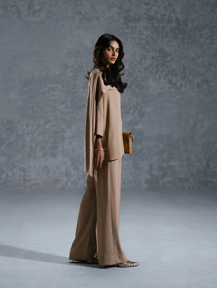 Beige Modest Premium Co-Ord Set | Sophisticated &amp; Comfortable Style