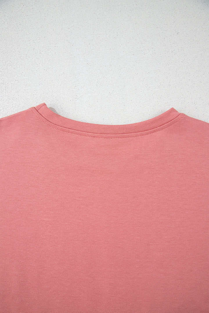 Blossom 2pcs Cropped Tee and Ruffle High Waist Skort Set