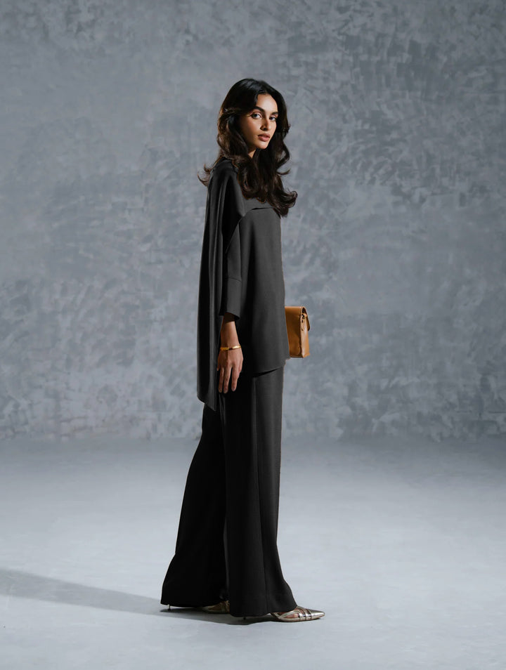 Black Modest Premium Co-Ord Set | Sophisticated &amp; Comfortable Style