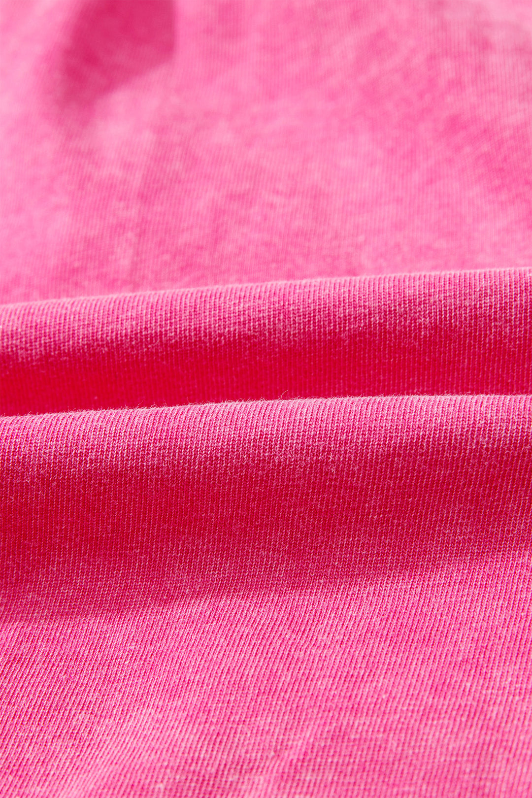 Rose Red Mineral Washed Drawstring Elastic Waist Raw Cut Shorts