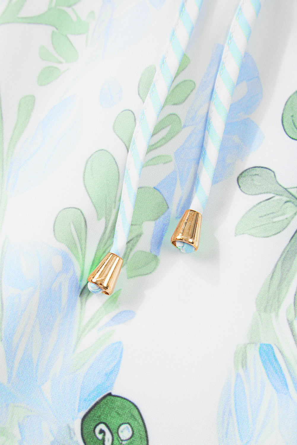 Orange Floral Contrast Edge Layered Short Sleeve Mini Dress