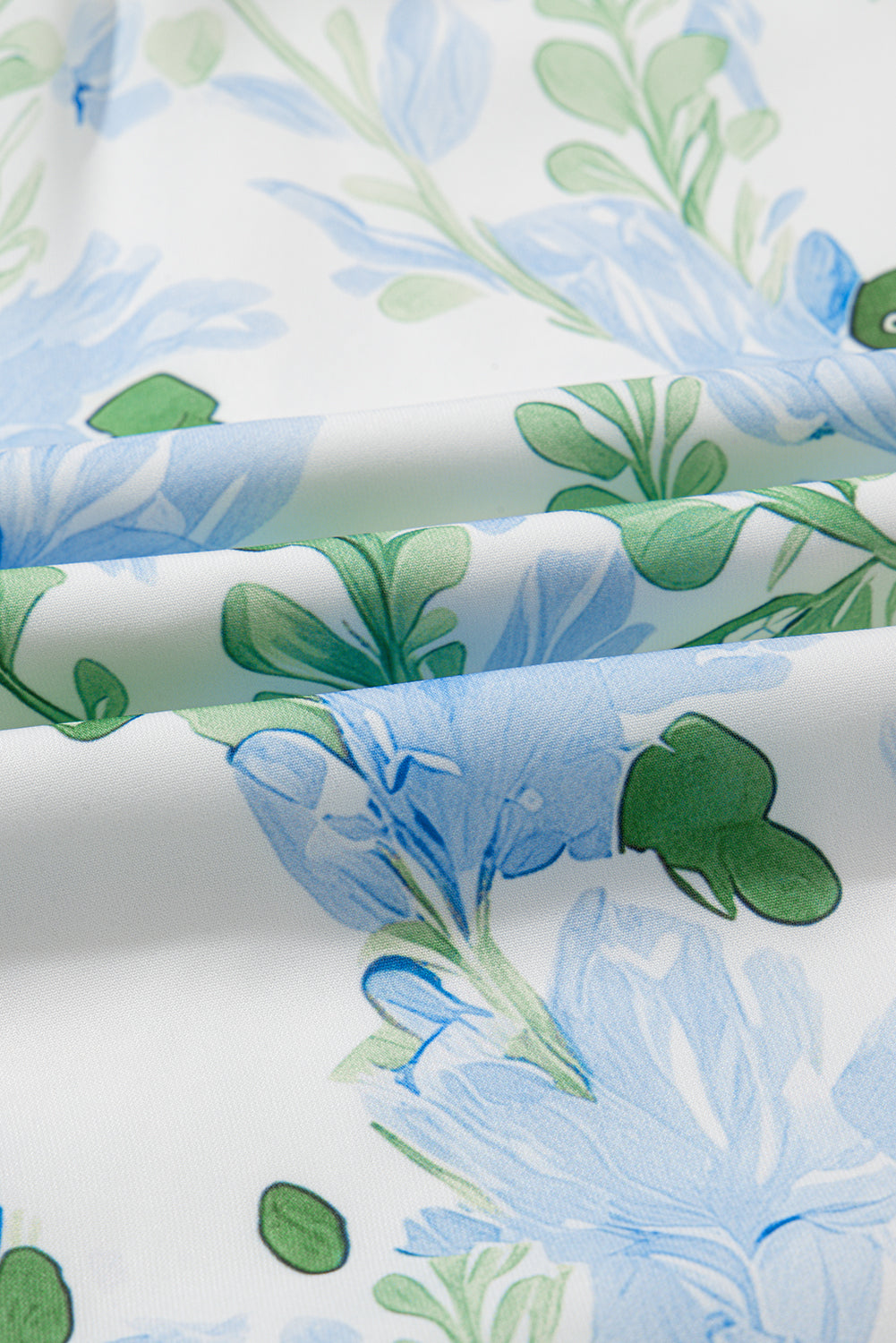 Orange Floral Contrast Edge Layered Short Sleeve Mini Dress