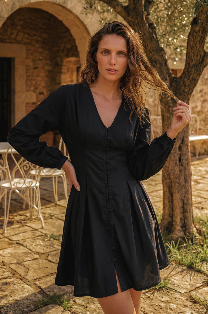 Etna Long Sleeve Mini Dress