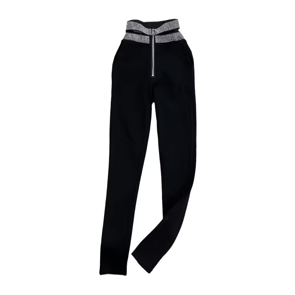 Diamonds High Waist Casual Pencil Pants | Women