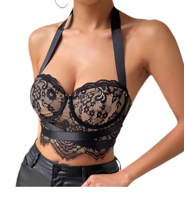 Midriff-Baring Halter-Neck Corset | Women