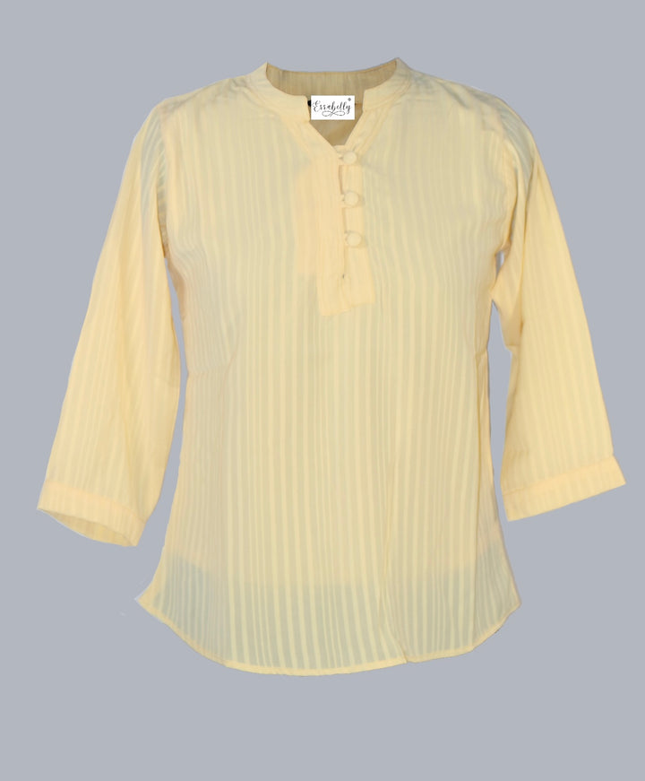 Formal Style Vertical Strips Top - Errabelly