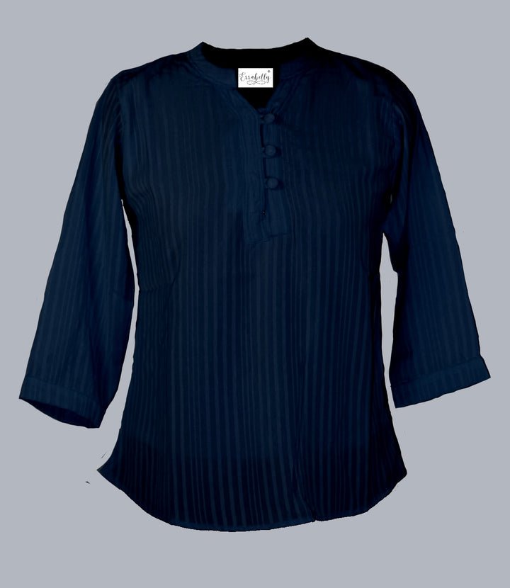 Formal Style Vertical Strips Top - Errabelly