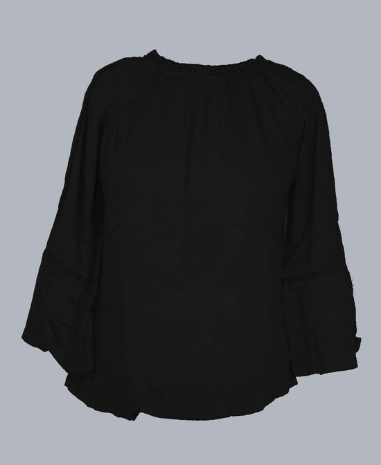 Lays Embedded Collar Full Sleeve Top - Errabelly