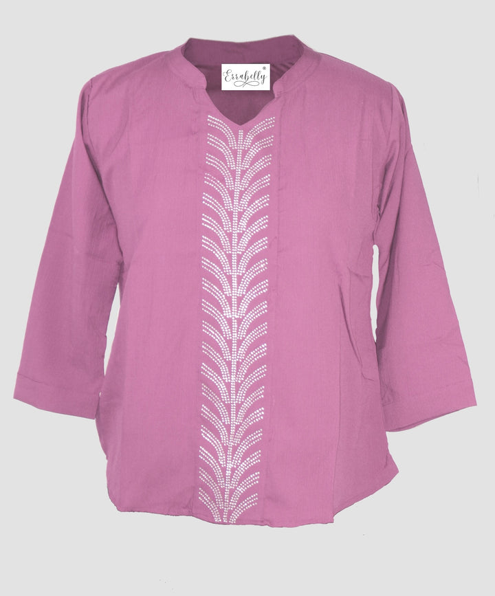 Formal Stone Work Top | Women | Daily wear - Errabelly