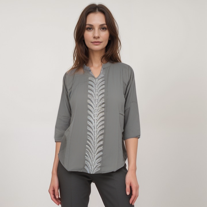 Formal Stone Work Top | Women | Daily wear