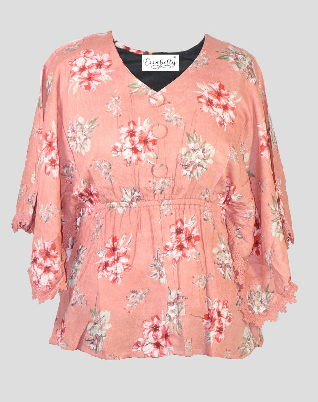 Floral Free Sleeves Top Perfect | Comfort Wear | Womens - Errabelly