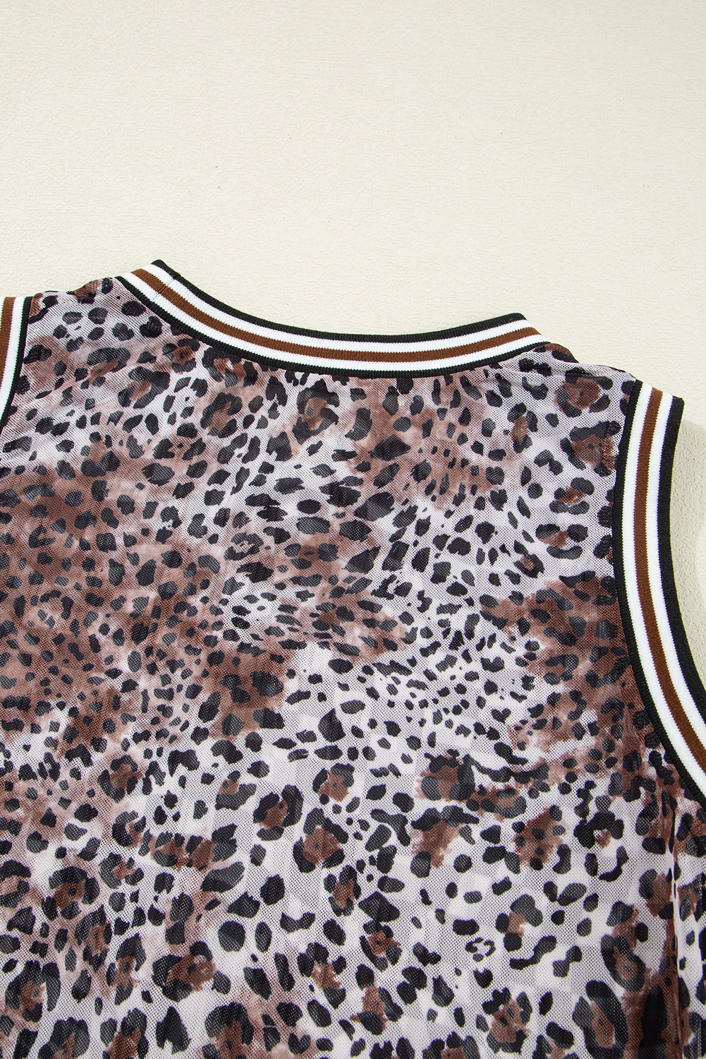 Multicolour Leopard Checkered Double Printed Reversible Sleeveless Long Dress