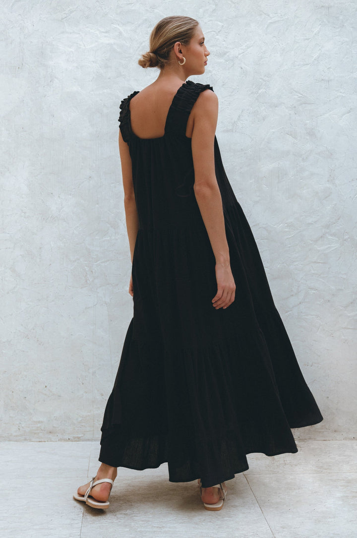 La Palma Linen Maxi Dress