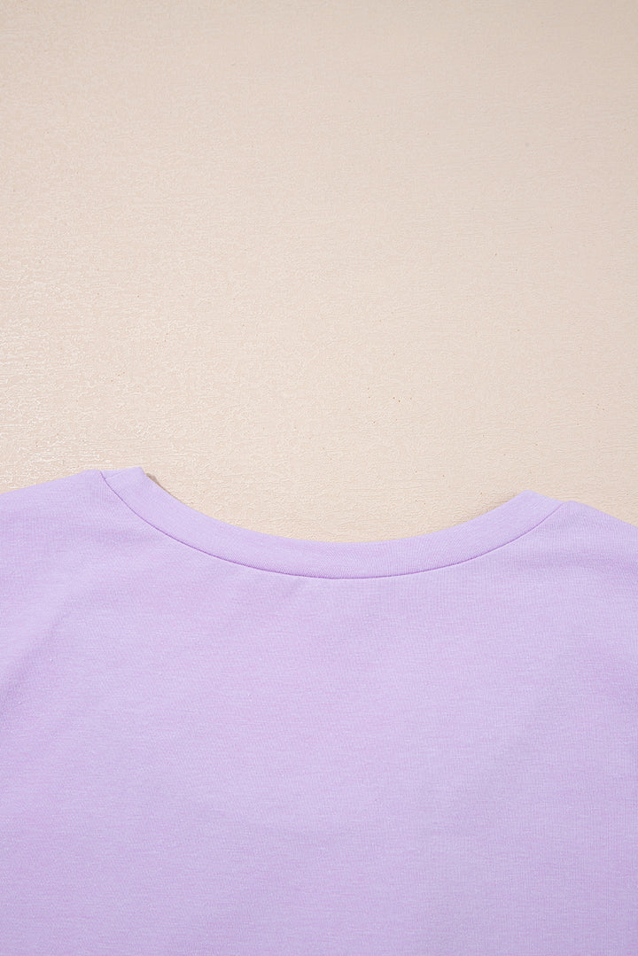 Orchid Petal Mineral Wash Casual Round Neck Tank and Straight Loose Drawstring Pants Set