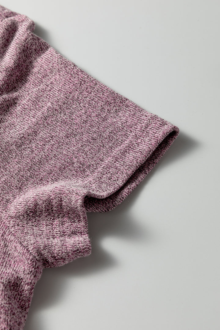 Delicacy 3pcs V Neck T Shirt Ribbon Knot Pants Open Duster 3pcs Lounge Set