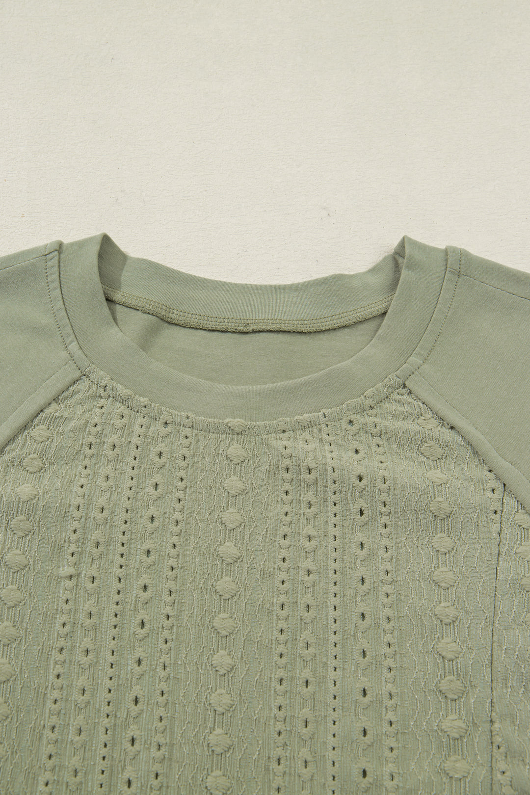 Laurel Green Jacquard Frilled Ruffled Long Sleeve Mini Dress