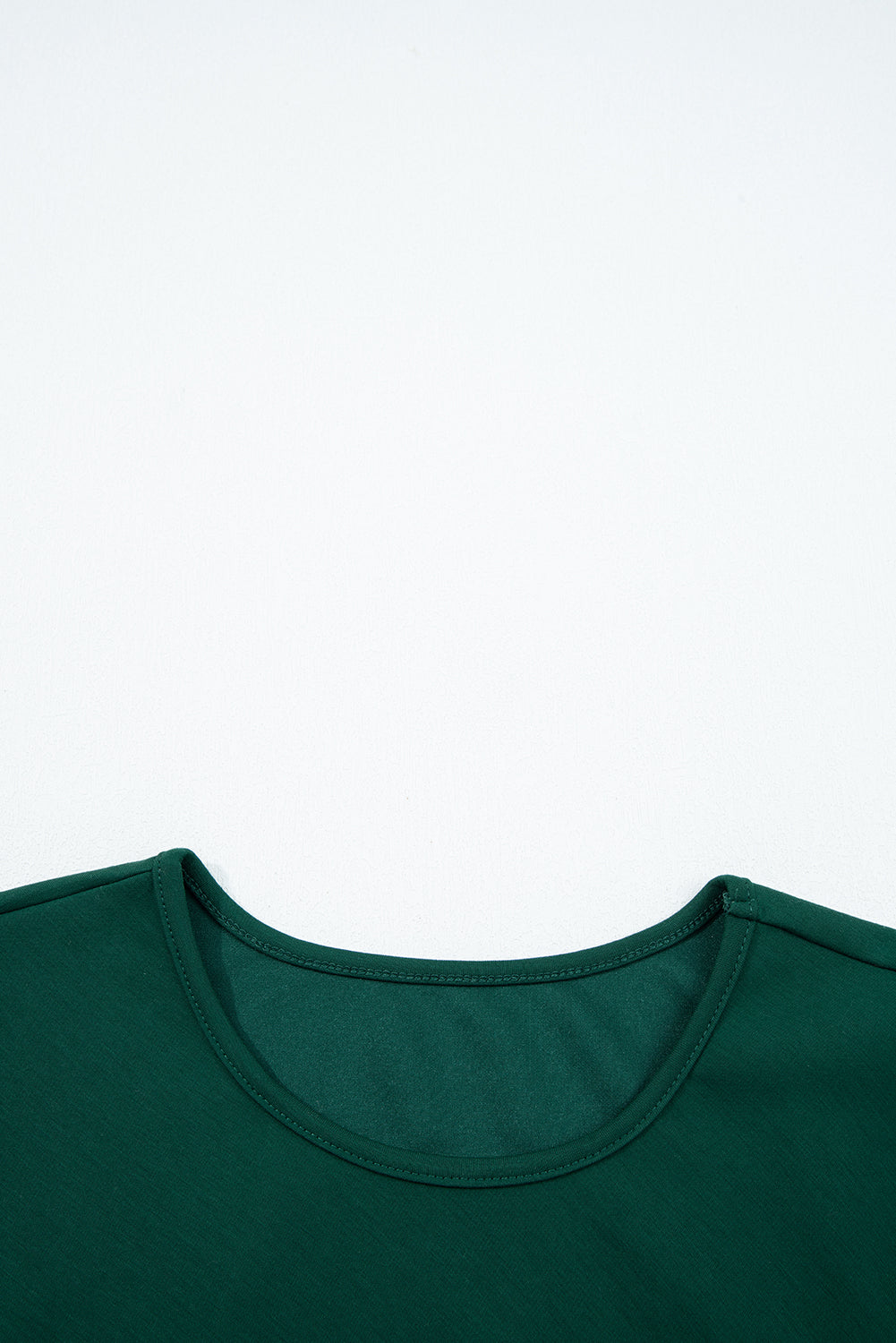 Burgundy Solid Color Ruched Detail Long Sleeve Midi Dress