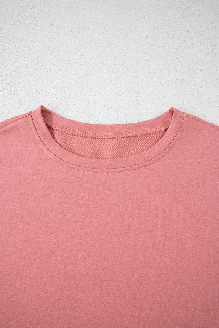 Blossom 2pcs Cropped Tee and Ruffle High Waist Skort Set