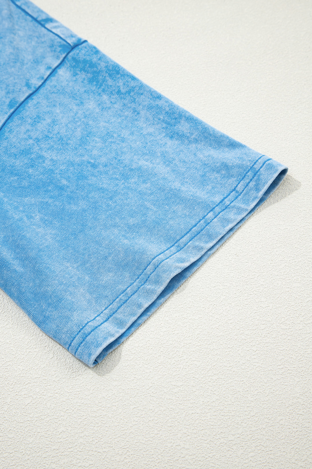 Blue Mineral Washed Oversized Tee