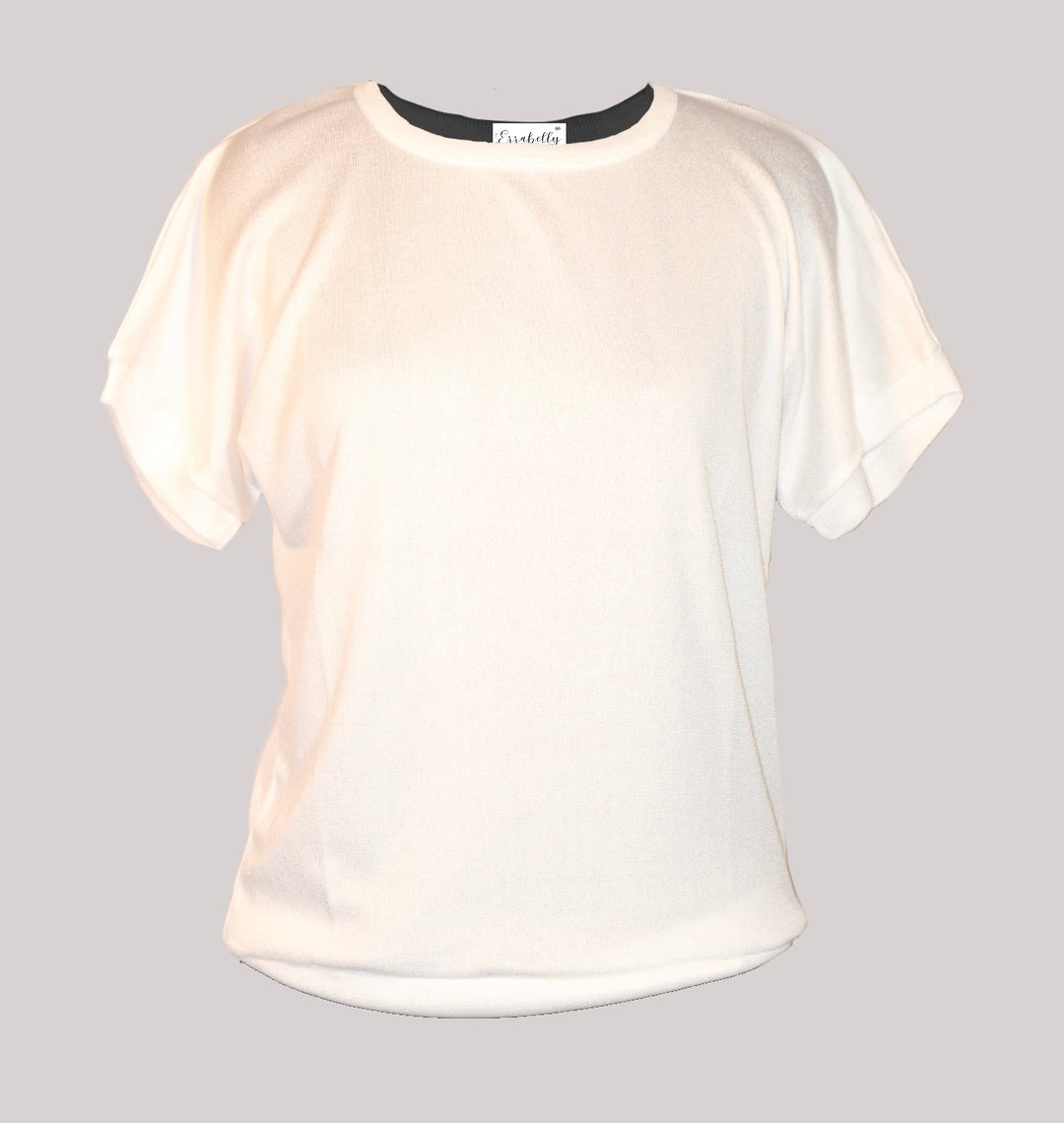 Solid Causal T-shirt designed for Women - Errabelly