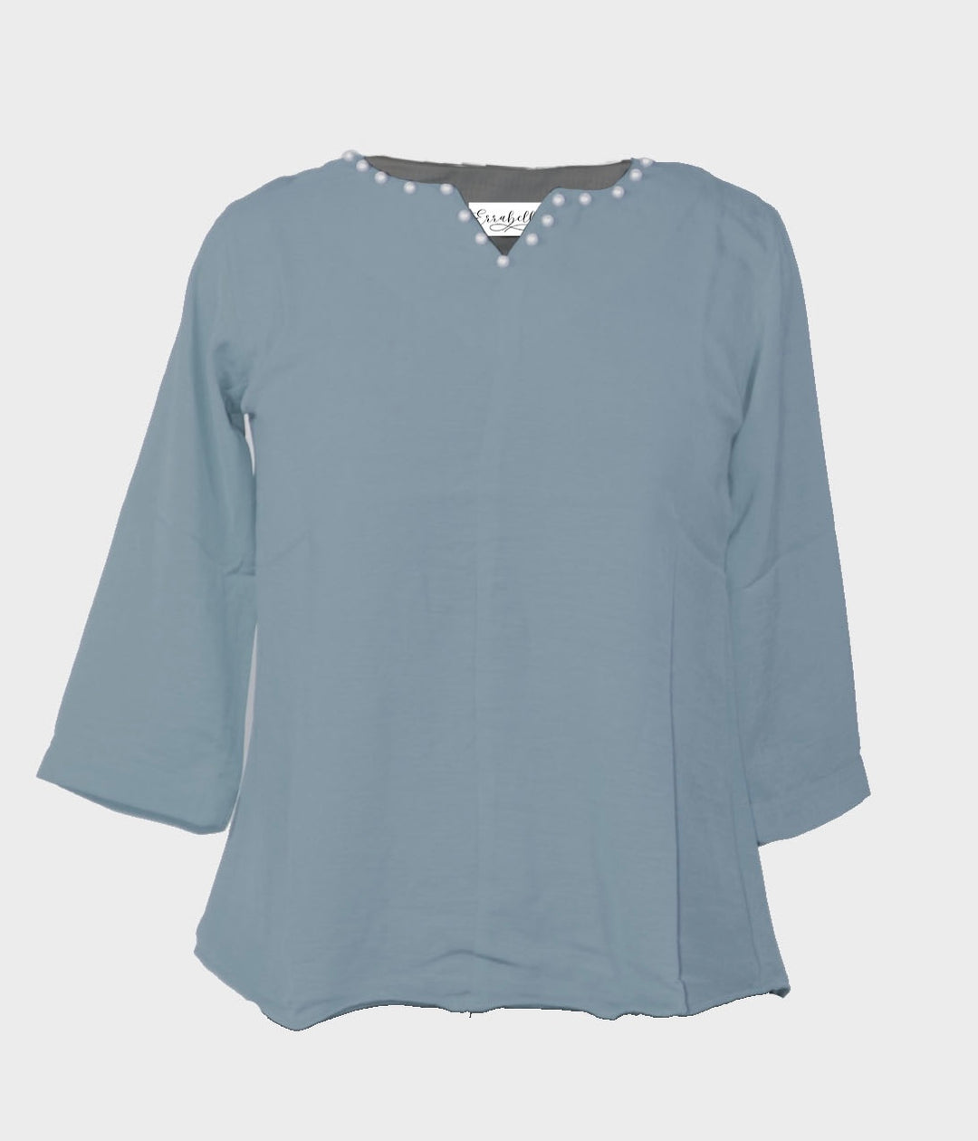 Pearl borderline Collar Top - Errabelly