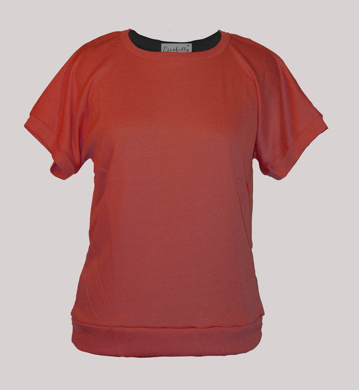 Solid Causal T-shirt designed for Women - Errabelly